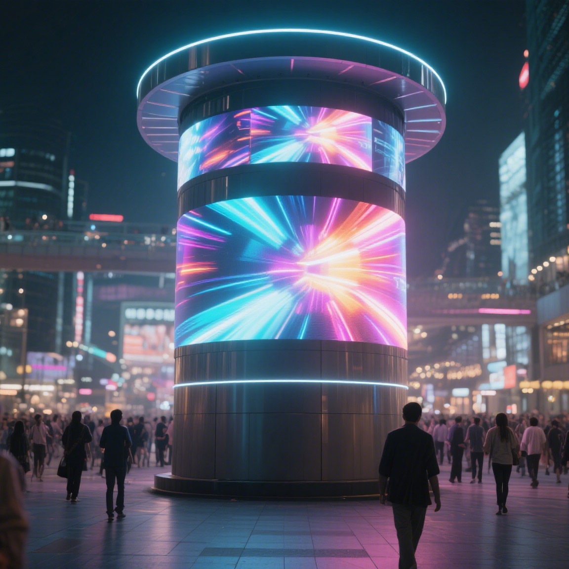 弧形LED显示屏圆环